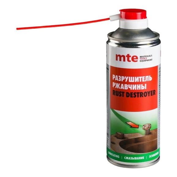 Спрей разрушитель ржавчины MTE RUST DESTROYER 520 мл, 400 г 2890225