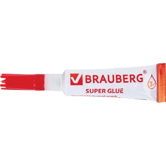 Моментальный суперклей BRAUBERG 3 г, прочный, отрывная мультикарта 12 шт 605566 Моментальный суперклей BRAUBERG 3 г, прочный, отрывная мультикарта 12 шт 605566