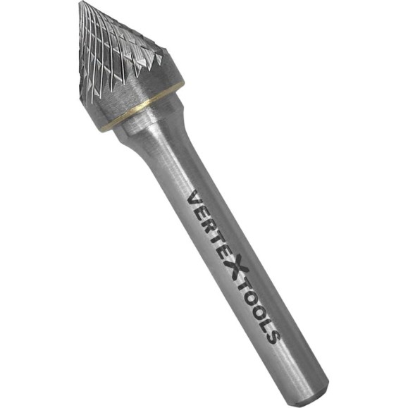 Бор-фреза по металлу твердосплавная, зенкер 60 град., тип J, 12 мм vertextools 3647-12 Бор-фреза по металлу твердосплавная, зенкер 60 град., тип J, 12 мм vertextools 3647-12