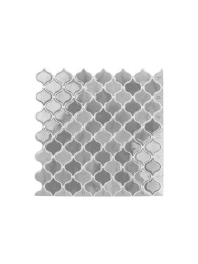 Комплект полимерной 3D плитки LAKO 30.5х30.5 см, 5 штук, Серая мозаика LKD-AMZ016 Комплект полимерной 3D плитки LAKO 30.5х30.5 см, 5 штук, Серая мозаика LKD-AMZ016