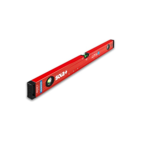 Уровень SOLA RED M 3 60, L=60 см, 3 глазка, точн. 0,3 мм/м 01812801 Уровень SOLA RED M 3 60, L=60 см, 3 глазка, точн. 0,3 мм/м 01812801