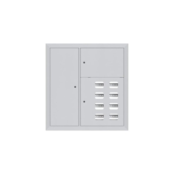 Этажный щит EKF 8 кв, слаботочка слева, 1000x950x150, Basic mb28-v-8z