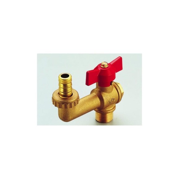 Кран Tiemme 1/2" шаровой садовый угловой 2950021/2970G2804 Кран Tiemme 1/2" шаровой садовый угловой 2950021/2970G2804