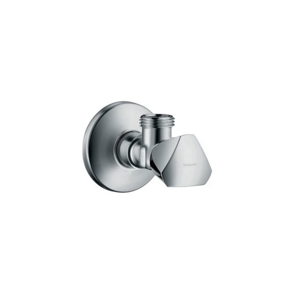 Угловой вентиль Hansgrohe E, G 1/2, хром 13903000 00057448 Угловой вентиль Hansgrohe E, G 1/2, хром 13903000 00057448