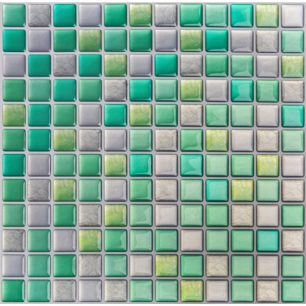 Комплект полимерной 3d плитки LAKO "мозаика 8", 21.3x25 см, 5 шт. LKD-YJC0020