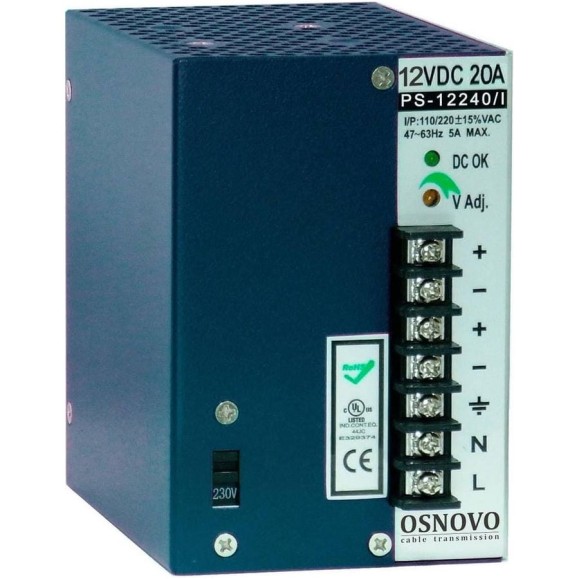 Промышленный блок питания OSNOVO PS-12240/I sct0963 Промышленный блок питания OSNOVO PS-12240/I sct0963
