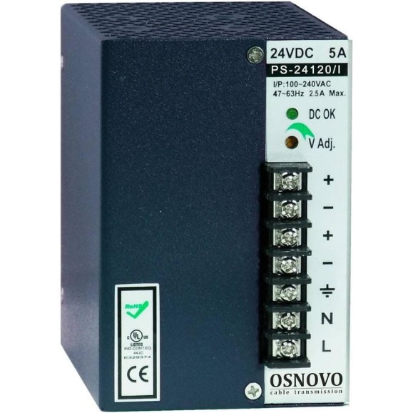 Промышленный блок питания OSNOVO PS-24120/I sct0966 Промышленный блок питания OSNOVO PS-24120/I sct0966