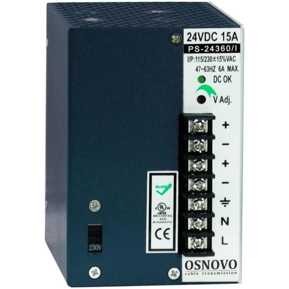Промышленный блок питания OSNOVO PS-24360/I sct0969