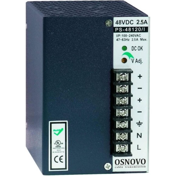 Промышленный блок питания OSNOVO PS-48120/I sct0970