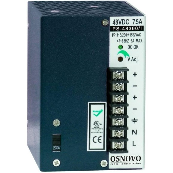 Промышленный блок питания OSNOVO PS-48360/I sct0971 Промышленный блок питания OSNOVO PS-48360/I sct0971