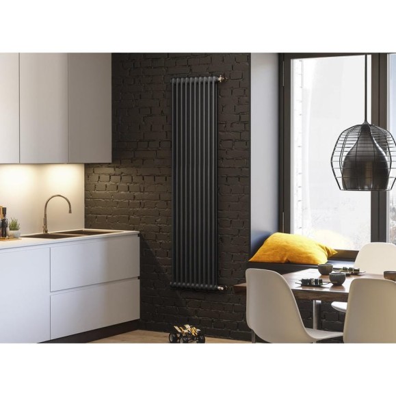 Вертикальный трубчатый радиатор GUARDO PILON двухтрубный 1800 мм высотой, 204 мм шириной, 4 секции, нижнее с вентилем подключение, 2T-1800 4 NKV цвет черный матовый K1 (покраска на заводе) 2T-1800 4 NKV черный матовый K1 (factory paint) Вертикальный трубчатый радиатор GUARDO PILON двухтрубный 1800 мм высотой, 204 мм шириной, 4 секции, нижнее с вентилем подключение, 2T-1800 4 NKV цвет черный матовый K1 (покраска на заводе) 2T-1800 4 NKV черный матовый K1 (factory paint)