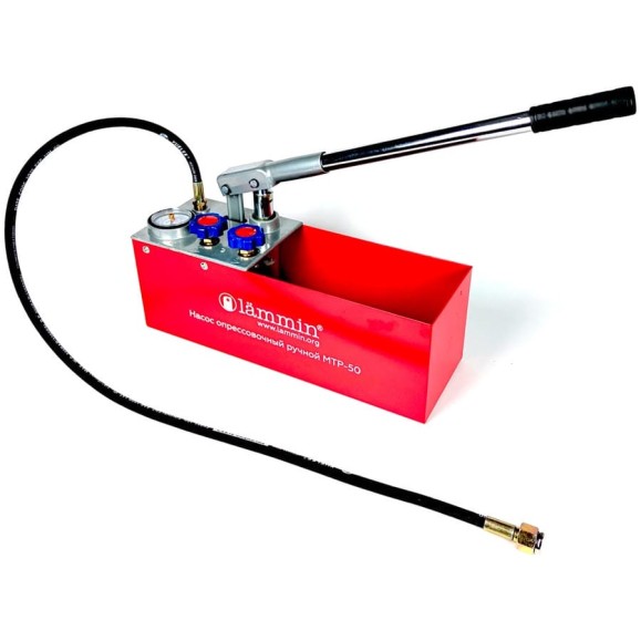 Ручной опрессовочный насос LAMMIN мтр-50 0-50 bar Lm31007101150 Ручной опрессовочный насос LAMMIN мтр-50 0-50 bar Lm31007101150