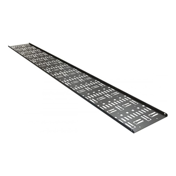 Перфорированный вертикальный кабельный организатор-лоток Hyperline CDV-150x9-47U-RAL9005 150 443441 Перфорированный вертикальный кабельный организатор-лоток Hyperline CDV-150x9-47U-RAL9005 150 443441