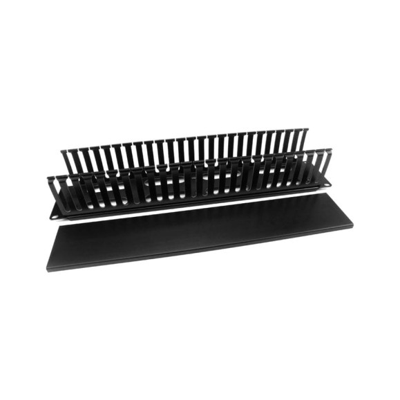 Кабельный организатор Hyperline CM-2U-PL-COV пластиковый с крышкой, 19", 2U 16487 Кабельный организатор Hyperline CM-2U-PL-COV пластиковый с крышкой, 19", 2U 16487