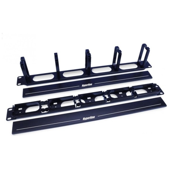 Кабельный организатор с пластиковыми кольцами Hyperline, CM-1U-5R-PL-COV, с крышкой, 19", 1U 430223 Кабельный организатор с пластиковыми кольцами Hyperline, CM-1U-5R-PL-COV, с крышкой, 19", 1U 430223