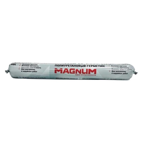 Атмосферостойкий строительный полиуретановый герметик Magnum белый, 900 г М-007-2-600 Атмосферостойкий строительный полиуретановый герметик Magnum белый, 900 г М-007-2-600