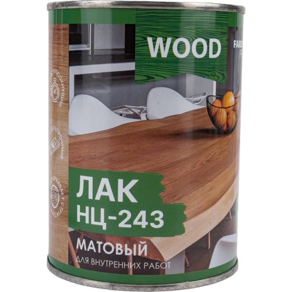 Лак FARBITEX НЦ-243 (матовый; 0.7 кг) 4100006300 Лак FARBITEX НЦ-243 (матовый; 0.7 кг) 4100006300
