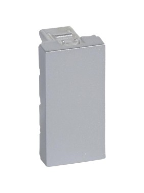 Заглушка Legrand Mosaic 1М, цвет алюминий 079270 Заглушка Legrand Mosaic 1М, цвет алюминий 079270