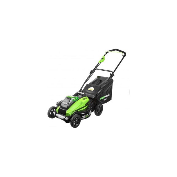 Аккумуляторная газонокосилка Greenworks GD40LM45K6, 40V, 45 см, бесщеточная, c 1хАКБ 6 А.ч и ЗУ 2500407UF Аккумуляторная газонокосилка Greenworks GD40LM45K6, 40V, 45 см, бесщеточная, c 1хАКБ 6 А.ч и ЗУ 2500407UF