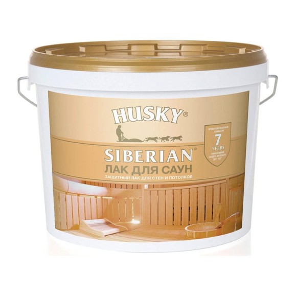 Лак для саун HUSKY SIBERIAN 9 л 31273 Лак для саун HUSKY SIBERIAN 9 л 31273