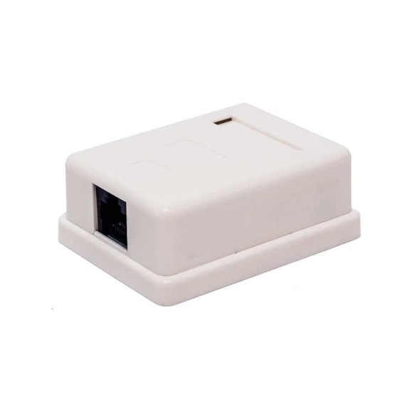 Настенная компьютерная розетка Filum 5e кат, 1 х rj-45/8p8c, 110/krone FL-NA-SOCKET5E-1