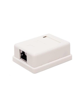 Настенная компьютерная розетка Filum 5e кат, 1 х rj-45/8p8c, экранированная, 110/krone, белый FL-NA-SOCKET5E-3