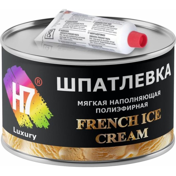 Мягкая наполняющая полиэфирная шпатлевка H7 French Ice Cream 1 л (1.86 кг) 771782 Мягкая наполняющая полиэфирная шпатлевка H7 French Ice Cream 1 л (1.86 кг) 771782