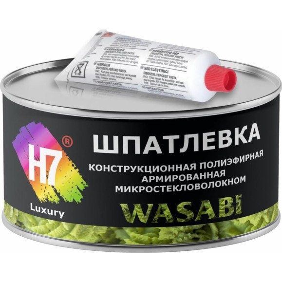 Конструкционная полиэфирная армированная микростекловолокном шпатлевка H7 Wasabi 0.5 л (0.9 кг) 773892 Конструкционная полиэфирная армированная микростекловолокном шпатлевка H7 Wasabi 0.5 л (0.9 кг) 773892