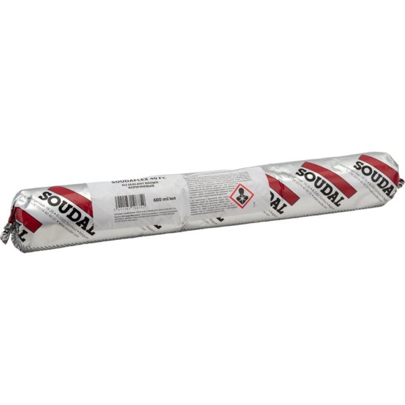 Герметик Soudal Соудафлекс 40 ФС коричневый, 600 мл, RAL 8017 123146 Герметик Soudal Соудафлекс 40 ФС коричневый, 600 мл, RAL 8017 123146
