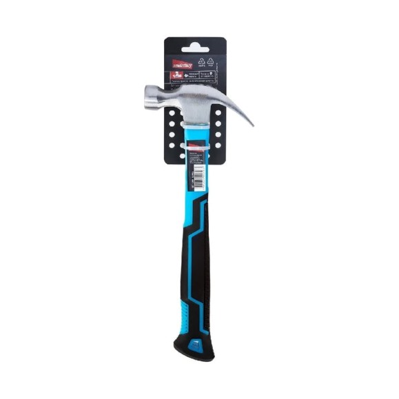 Столярный молоток с гвоздодером с плексигласовой рукояткой Smartbuy 225 г, tools SBT-GHN-200p2 Столярный молоток с гвоздодером с плексигласовой рукояткой Smartbuy 225 г, tools SBT-GHN-200p2