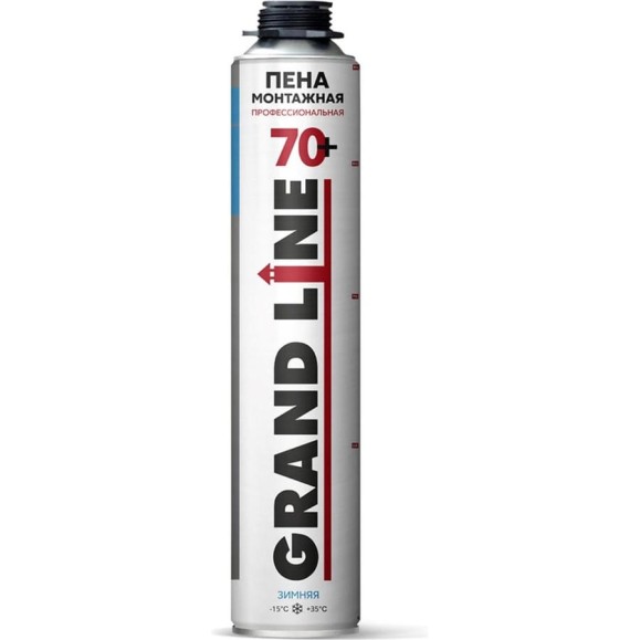 Монтажная профессиональная пена Grand Line 70+ зимняя 503391 Монтажная профессиональная пена Grand Line 70+ зимняя 503391