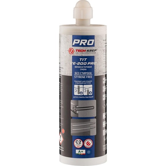 Химический анкер Tech-Krep PRO TIT VE-200 PRO 400 мл 155862 Химический анкер Tech-Krep PRO TIT VE-200 PRO 400 мл 155862