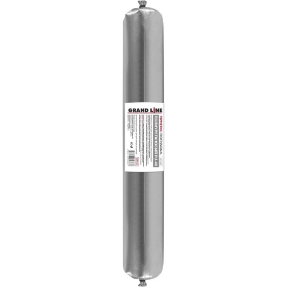 Герметик Grand Line professional pu-40 полиуретановый, серый, 600 мл, туба 578598 Герметик Grand Line professional pu-40 полиуретановый, серый, 600 мл, туба 578598