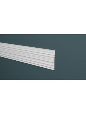 Стеновая ударопрочная влагостойкая панель под покраску Decor-Dizayn 150x11.2x2000 мм DD923 Стеновая ударопрочная влагостойкая панель под покраску Decor-Dizayn 150x11.2x2000 мм DD923