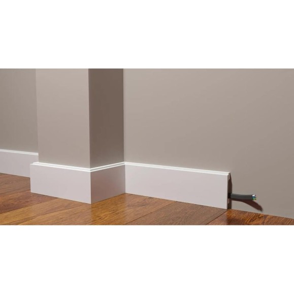 Напольный ударопрочный влагостойкий плинтус под покраску Decor-Dizayn 80x16x2000 мм DD723 Напольный ударопрочный влагостойкий плинтус под покраску Decor-Dizayn 80x16x2000 мм DD723