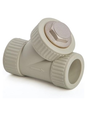 Фильтр LAMMIN ppr 25 косой 50/10 серый Lm31091000025G Фильтр LAMMIN ppr 25 косой 50/10 серый Lm31091000025G