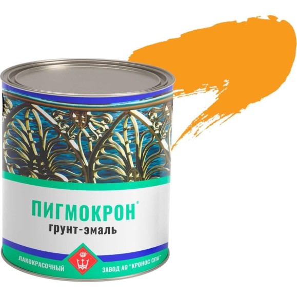 Грунт-эмаль Пигмокрон (желтый георгин ral 1033, банка - 2,5 кг) 4605578000863 Грунт-эмаль Пигмокрон (желтый георгин ral 1033, банка - 2,5 кг) 4605578000863