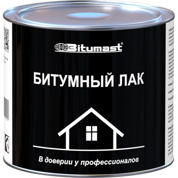 Битумный лак, 2 л Bitumast 4607952900257
