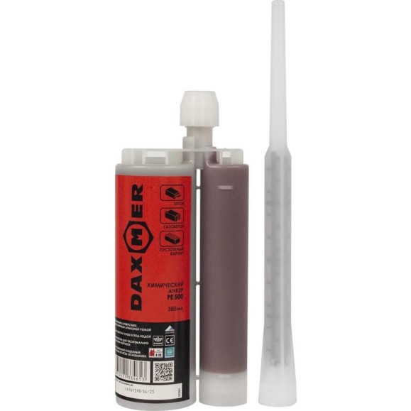 Daxmer Химический анкер PURE Epoxy 500, 385мл 00-00445608 Daxmer Химический анкер PURE Epoxy 500, 385мл 00-00445608