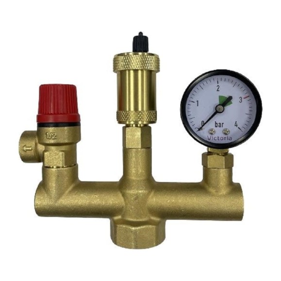 Группа безопасности котла Victoria 1"-3bar 27-550 Группа безопасности котла Victoria 1"-3bar 27-550