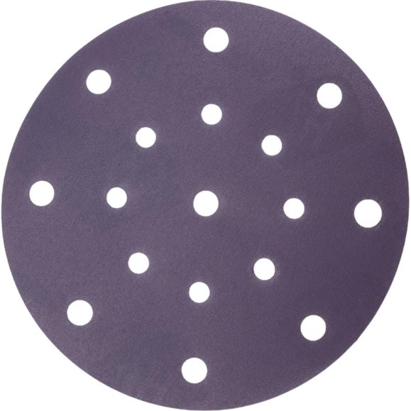 Круг абразивный Violet 150 мм, 100 шт, 17 отв, P 320, керамическое зерно Н7 H7 384967 Круг абразивный Violet 150 мм, 100 шт, 17 отв, P 320, керамическое зерно Н7 H7 384967