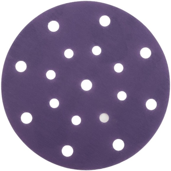Круг абразивный Violet 150 мм, 100 шт, 17 отв, P2000, керамическое зерно Н7 H7 385049 Круг абразивный Violet 150 мм, 100 шт, 17 отв, P2000, керамическое зерно Н7 H7 385049