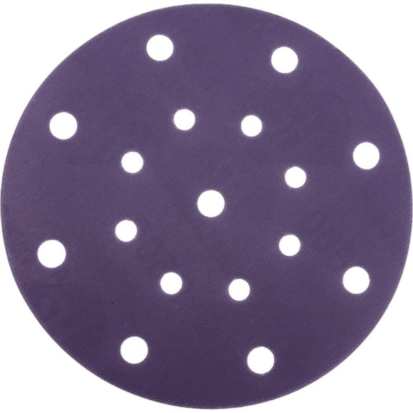 Круг абразивный Violet 150 мм, 100 шт, 17 отв, P 600, керамическое зерно Н7 H7 384998 Круг абразивный Violet 150 мм, 100 шт, 17 отв, P 600, керамическое зерно Н7 H7 384998