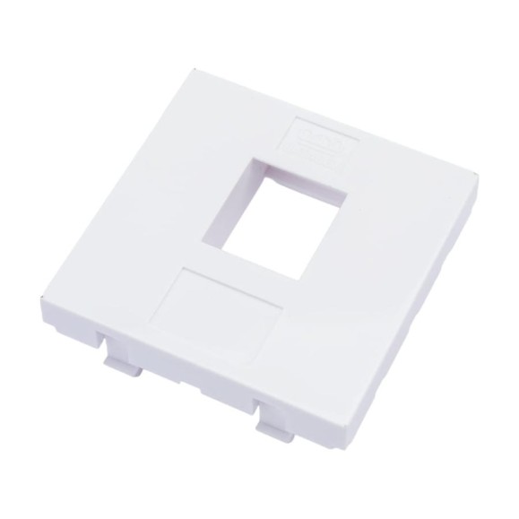 Адаптер DATAREX mosaic 45x45 мм для модуля keystone 1 порт белый DR-5301 Адаптер DATAREX mosaic 45x45 мм для модуля keystone 1 порт белый DR-5301