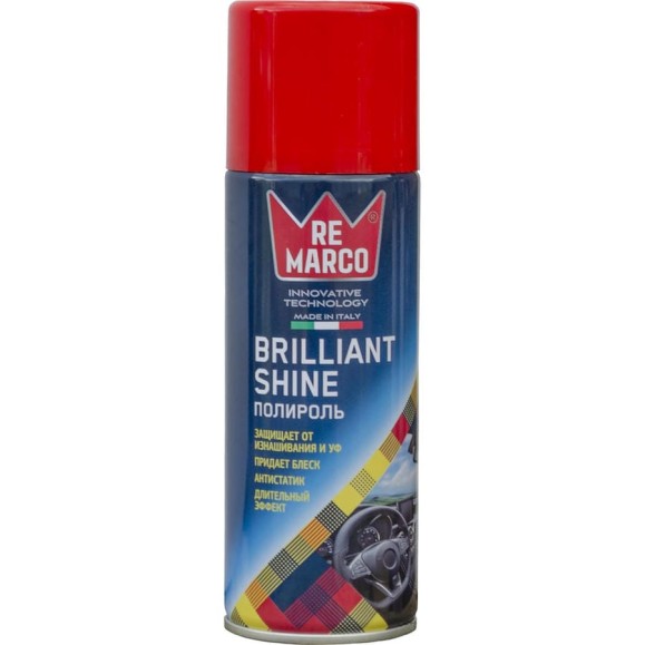 Полироль салона Re Marco BRILLIANT SHINE Perf. 212, 200 мл RM-241 Полироль салона Re Marco BRILLIANT SHINE Perf. 212, 200 мл RM-241