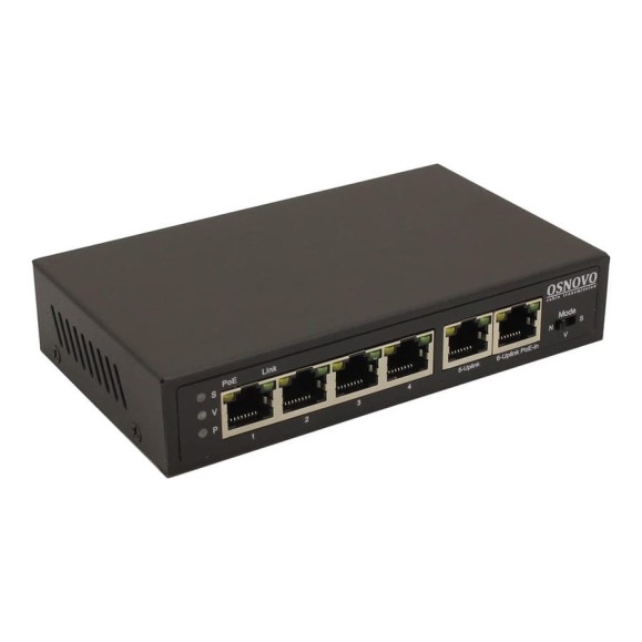 PoE Коммутатор/ удлинитель OSNOVO SW-20600/D Fast Ethernet на 6 портов с питанием по PoE sct1258 PoE Коммутатор/ удлинитель OSNOVO SW-20600/D Fast Ethernet на 6 портов с питанием по PoE sct1258