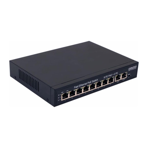 PoE коммутатор OSNOVO SW-21000(120W) Fast Ethernet на 10 RJ45 портов. sct1269 PoE коммутатор OSNOVO SW-21000(120W) Fast Ethernet на 10 RJ45 портов. sct1269