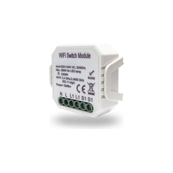Одноканальное Wi-Fi реле-выключатель DENKIRS RL1000 RL1001-SM Одноканальное Wi-Fi реле-выключатель DENKIRS RL1000 RL1001-SM