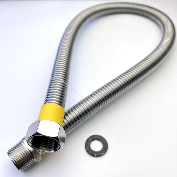 Сильфон для газа в оплетке ПВХ TUBOFLEX 3/4", 0.8 м, ВР/НР 4829770