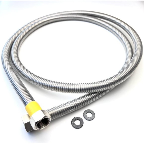 Сильфон для газа TUBOFLEX в оплетке ПВХ, 1/2, 2.5 м, ВР/ВР 4829466